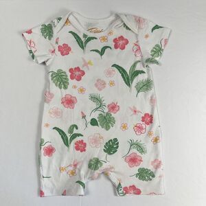 Petidoux Baby girl TROPICAL PARADISE BABY ROMPER Size 6-9Months